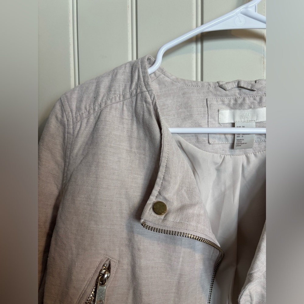 H&M Linen Blend Jacket - Picture 4 of 5